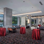 wedding venue setup at The Hotel at the University of Maryland