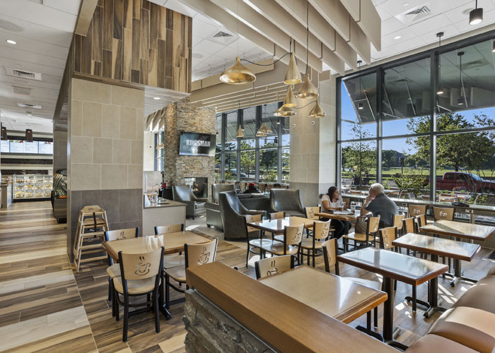 dining space at the hotel at the university of maryland