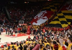 Basketball game at The Hotel at the University of Maryland